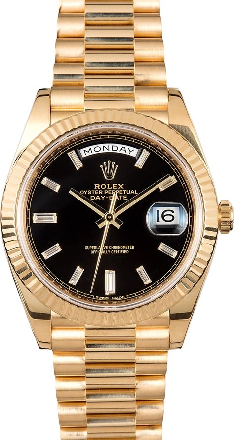 rolex 40mm president|rolex day date 40 price.